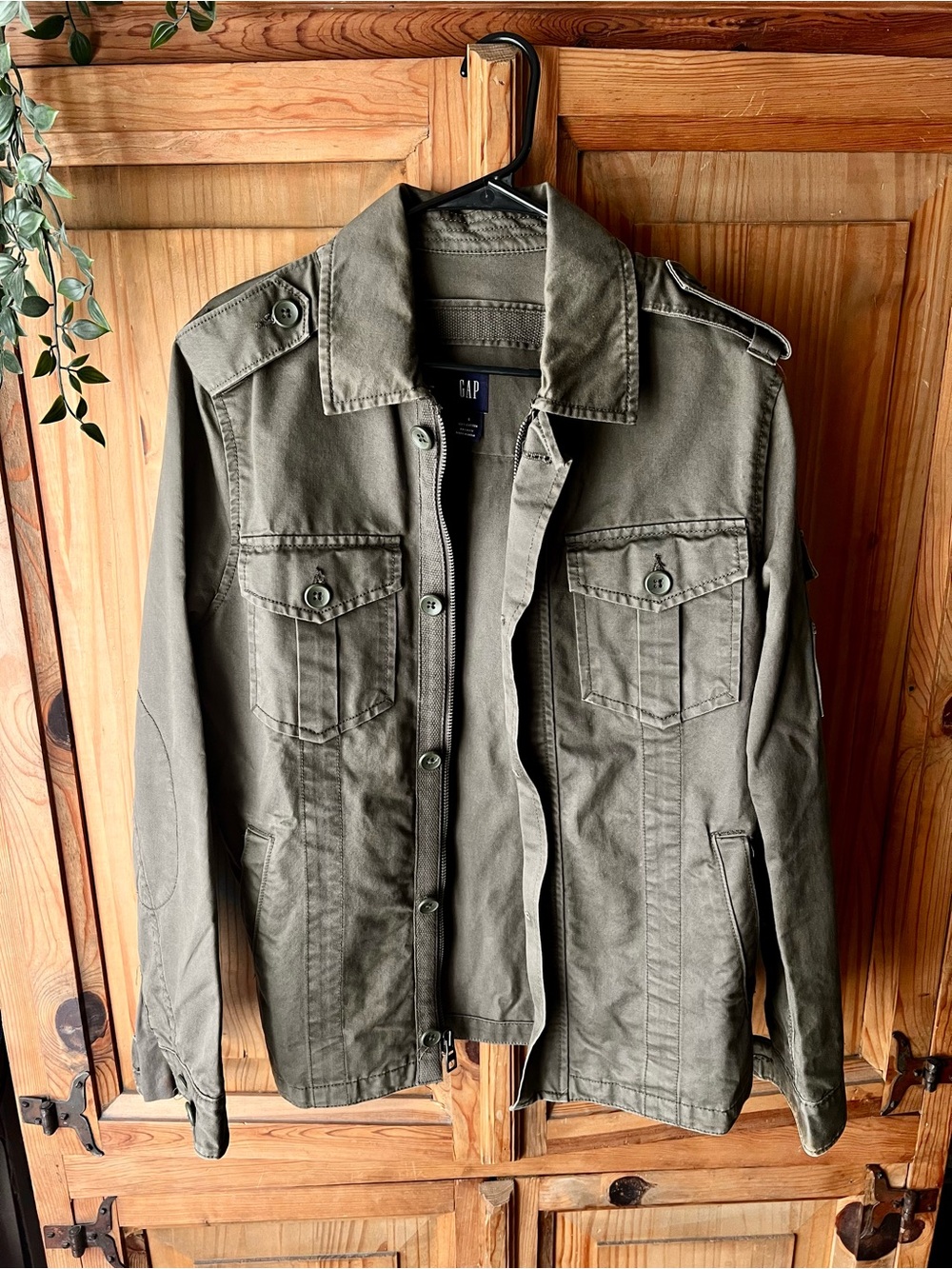 Dean Winchester's GAP Men's Olive Green Military Field Jacket